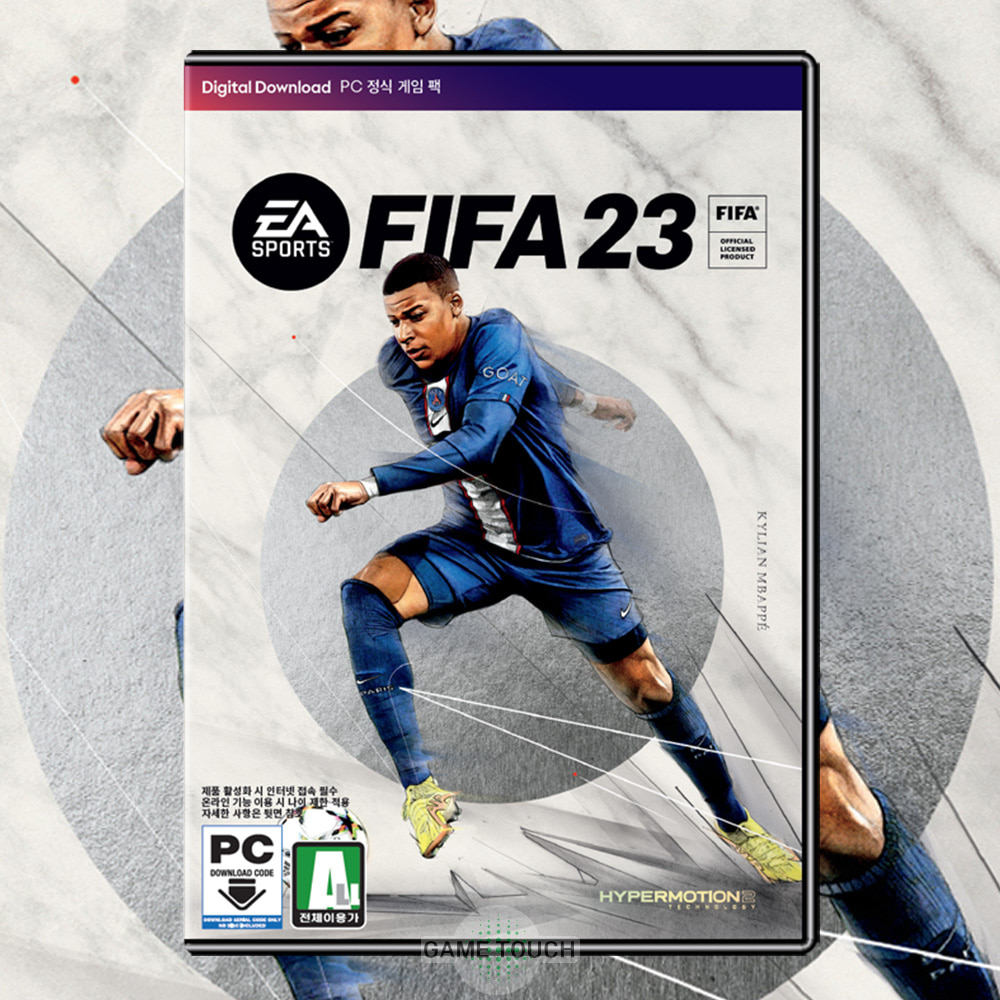 PC 피파 23 FIFA 한글판 패키지, 코드 내부 동봉 별도 발송 가능 (오리진)